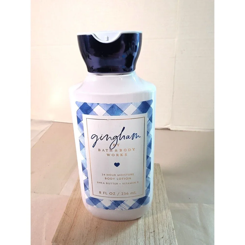 New Gingham by Bath & Body Works lotion, Shea butter  + vitamin E 8oz